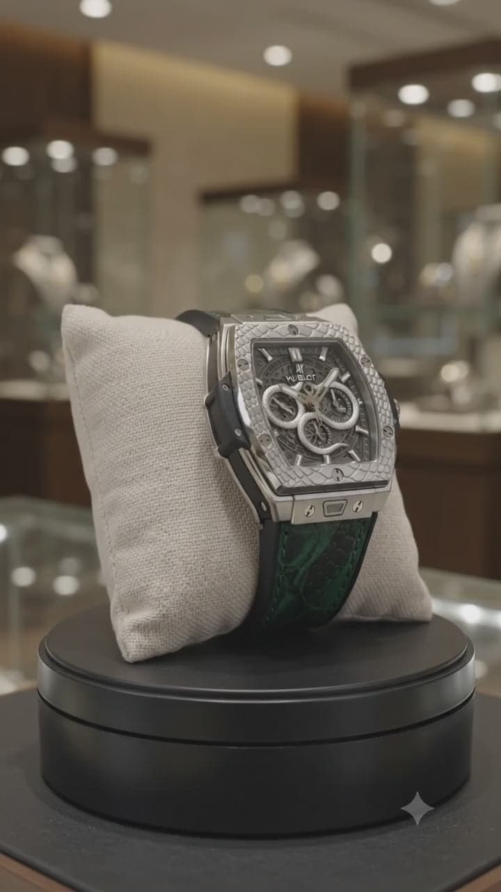ساعة Hublot موضوعة في مكان بارد وجاف بعيداً عن أشعة الشمس
